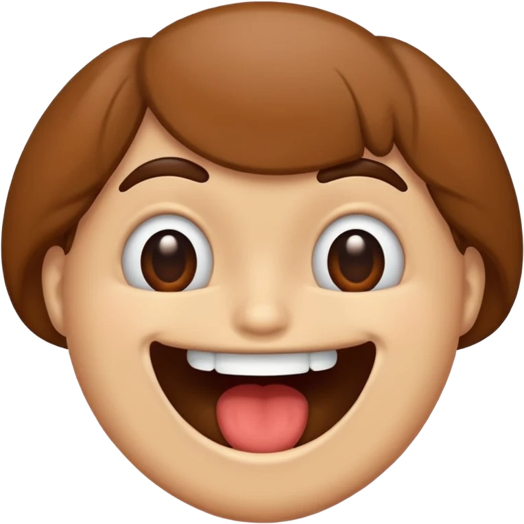 Poopy mouth emoji