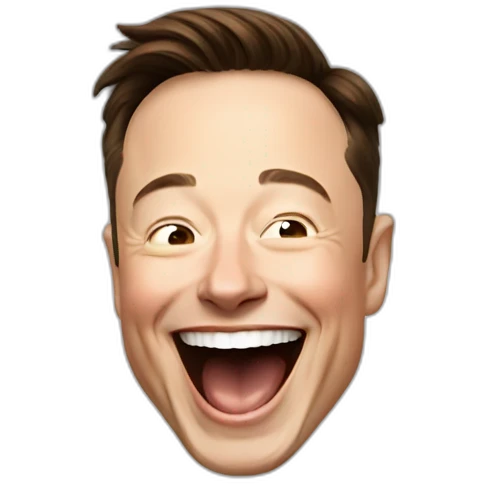 elon musk laughing emoji