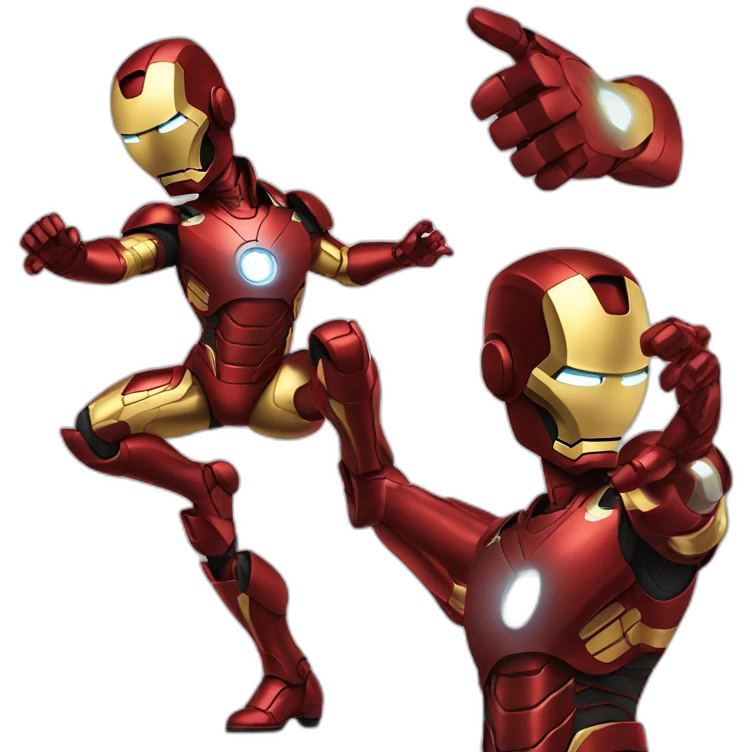 Iron man dancing emoji