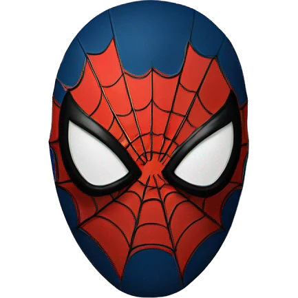 Spiderman mask emoji