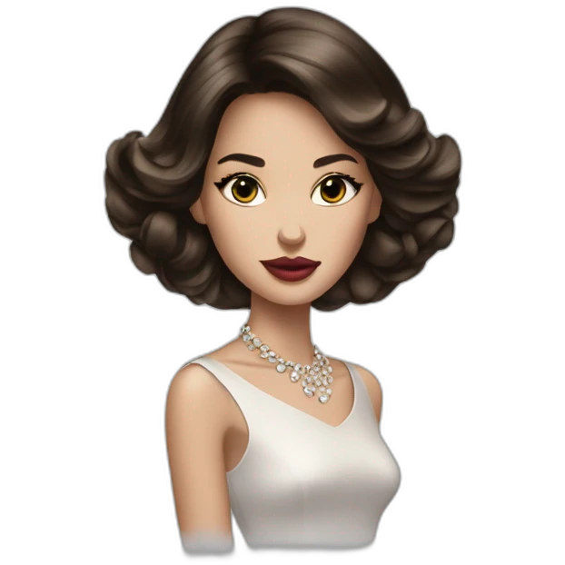 femme brune dior emoji