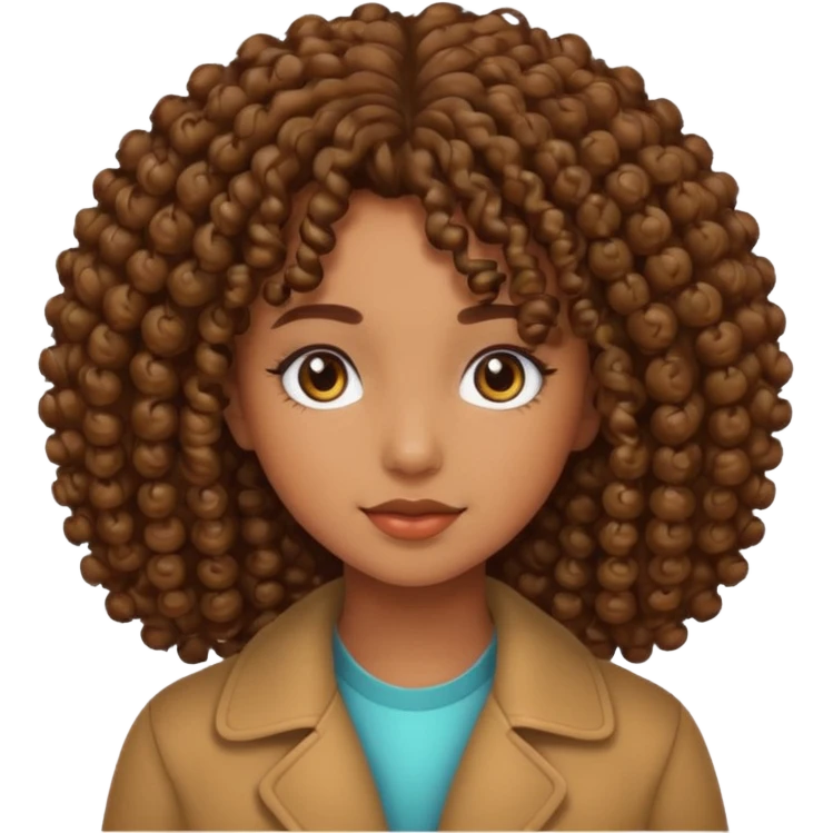 Cacheada  emoji