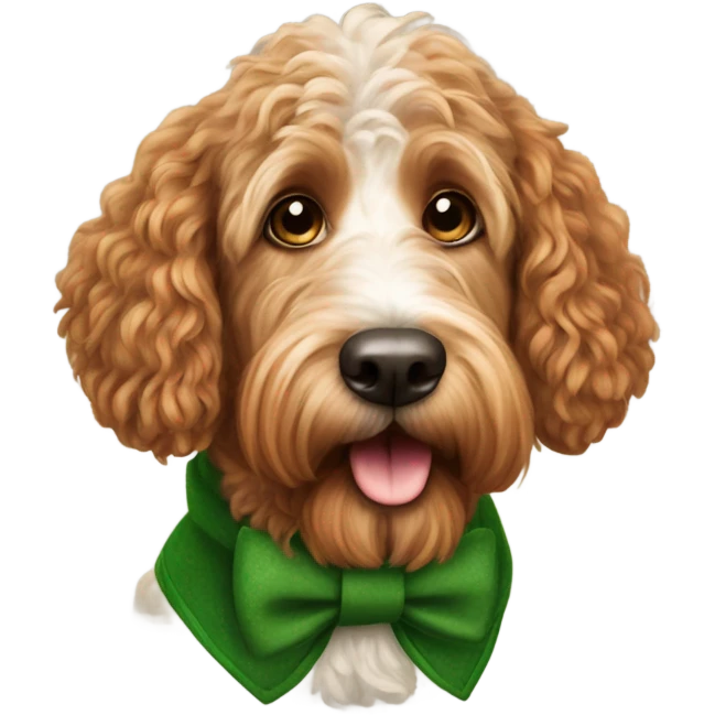 Irish doodle dog emoji