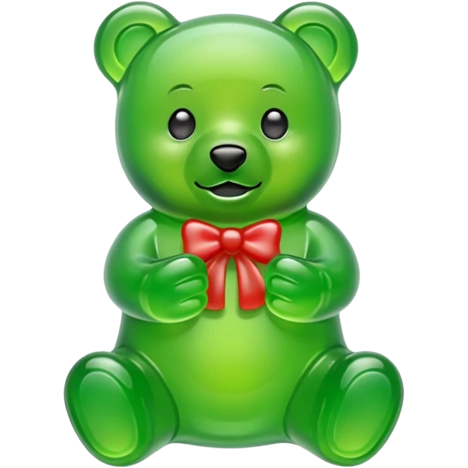 Gummy Bear Green emoji
