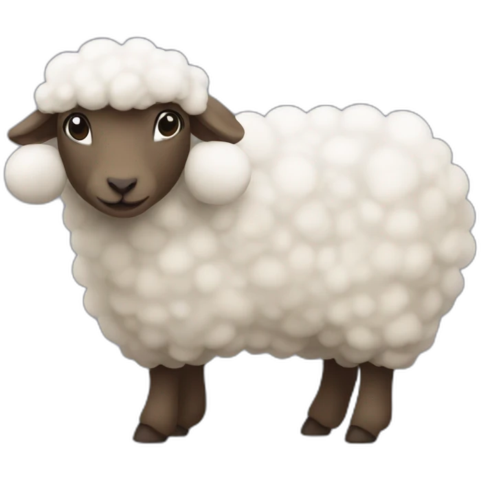 Mouton avec une fille emoji