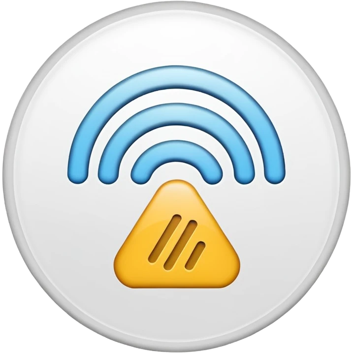 Minimalist “No Wi-Fi” icon emoji