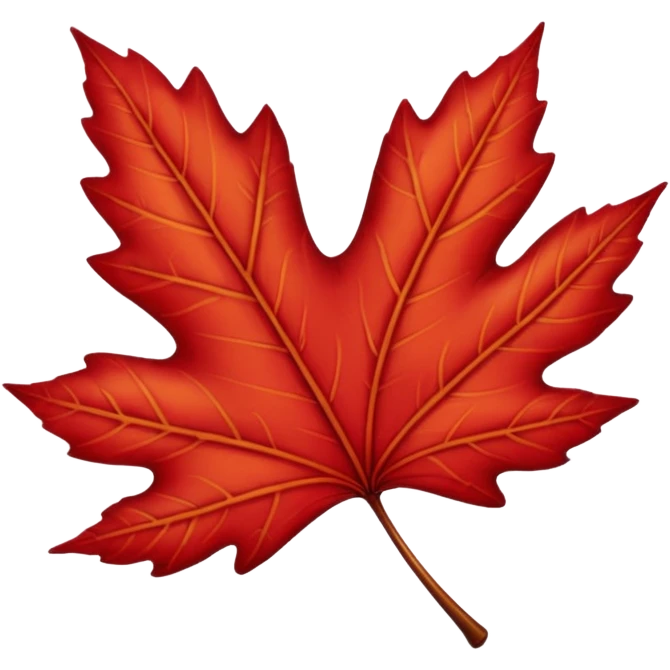 Red Leaf emoji