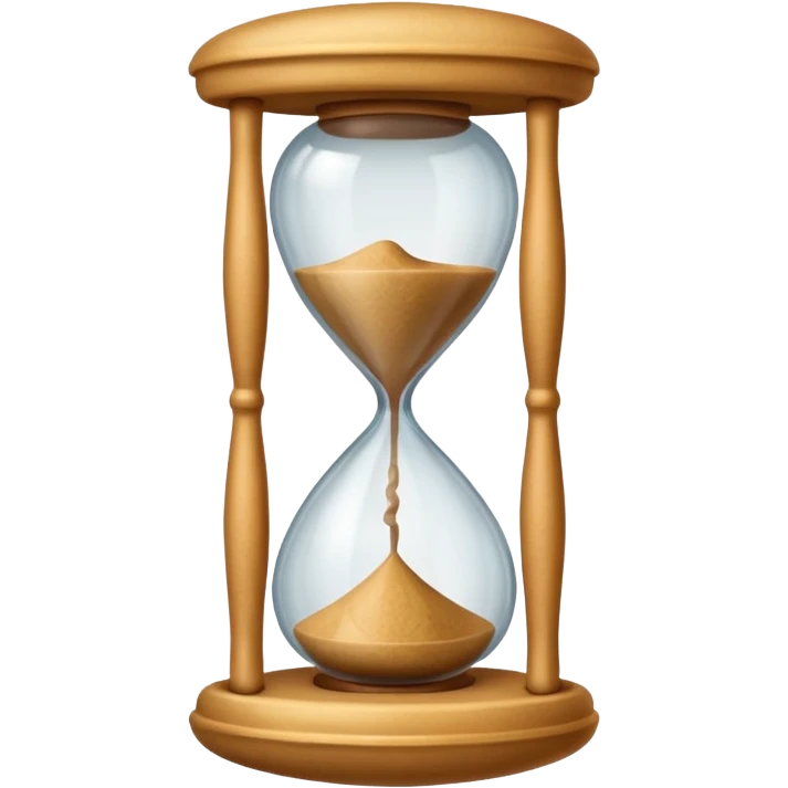 a  Hourglass shape Peanut  emoji