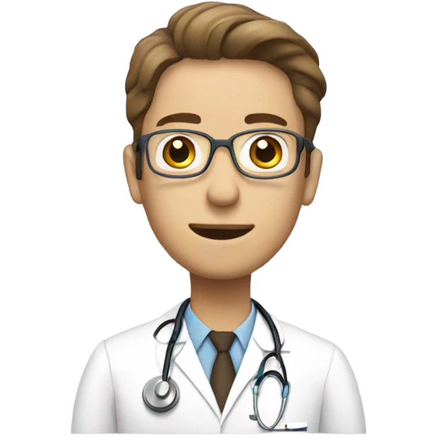 Doctor in car emoji