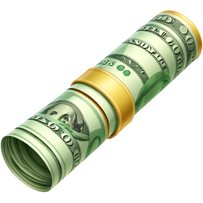 Money that is like a tube emoji
