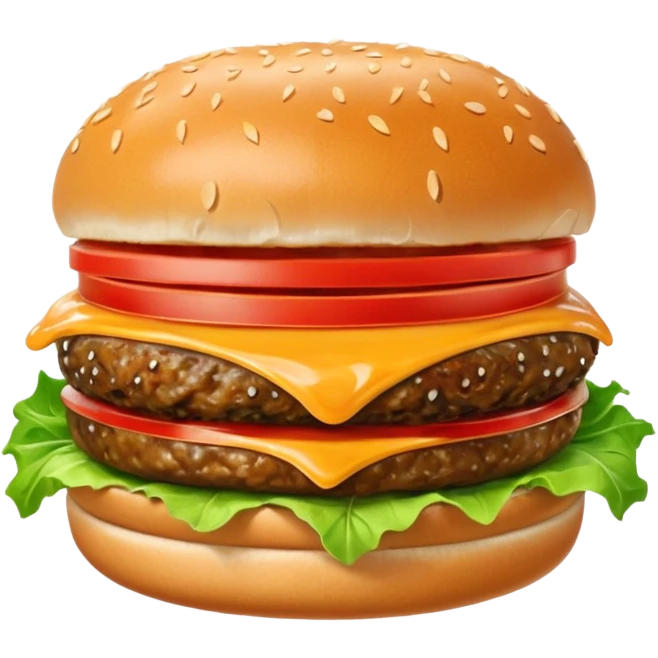 billboard ad about burgers emoji