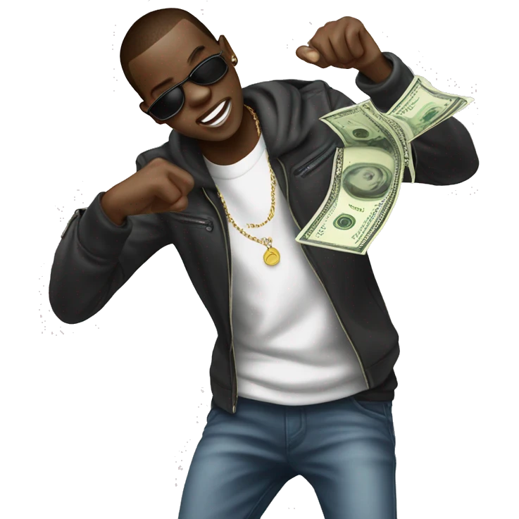 Bobby shmurda doing the money dance emoji