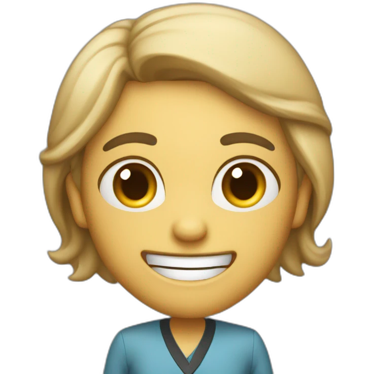 a teacher who goes "mmmmhhhhaaaa" emoji