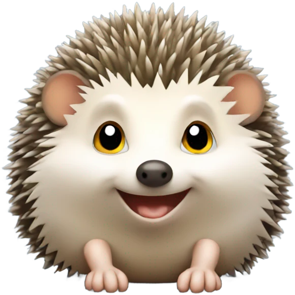Cute hedgehog for Cryptocurrency emoji