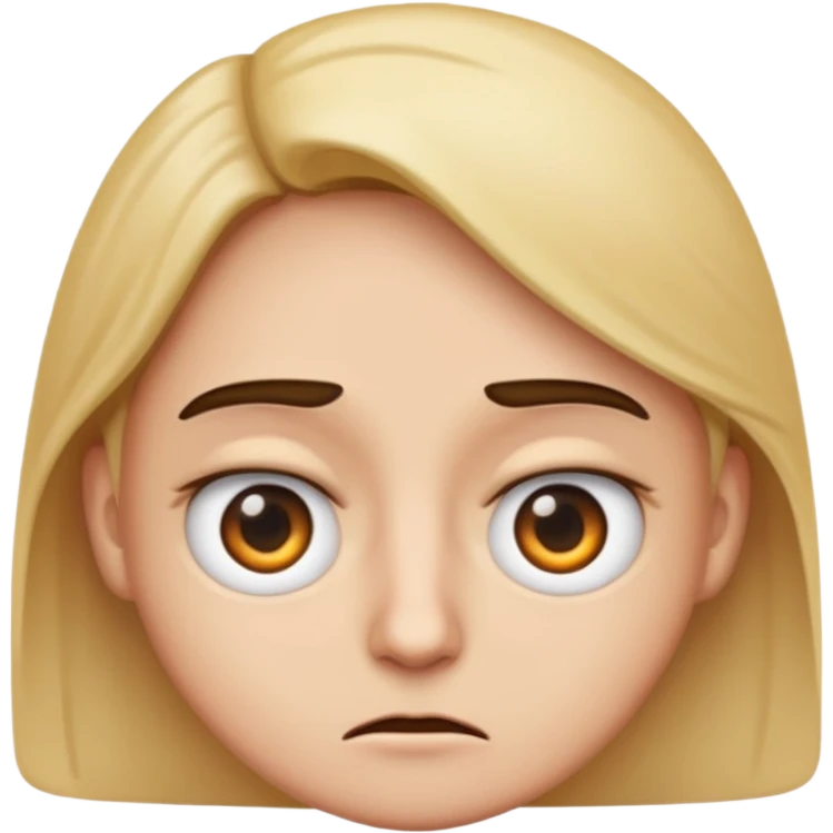 Emoji face eye twitch annoyed  emoji