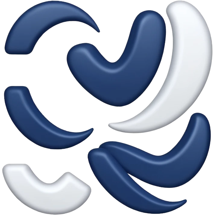 Make me the main colors of Bolton wanderes (white and navy blue) but do it like this ⚪️🔵 emoji