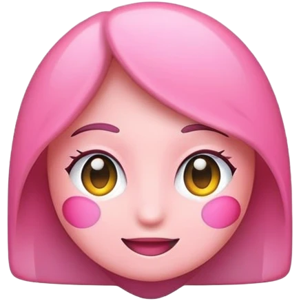 Crie emoji rosa emoji