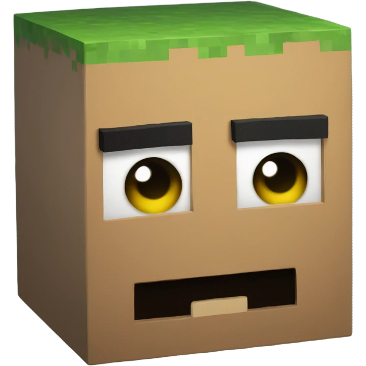 Minecraft Grasblock emoji
