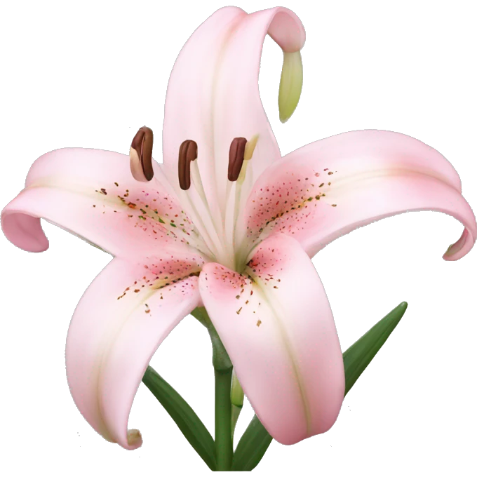 light pink lilium emoji