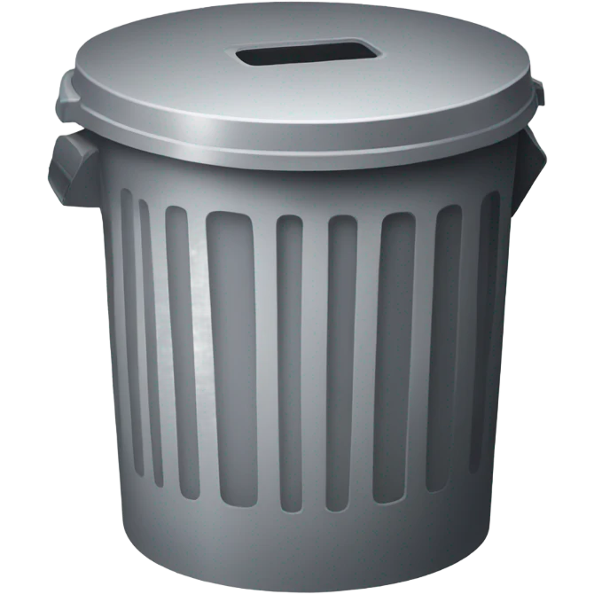 trashcan lid emoji