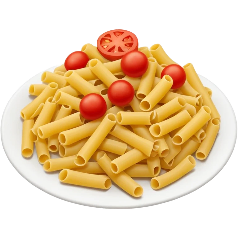 Pasta vermelha com papel emoji