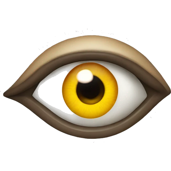 Eye side emoji