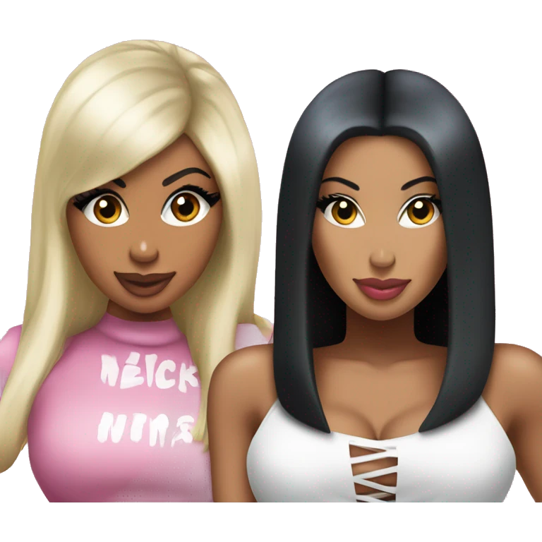 Nicki Minaj and Kim kardashian  emoji