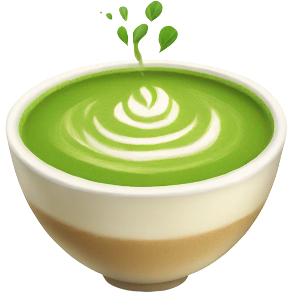 Matcha latte  emoji