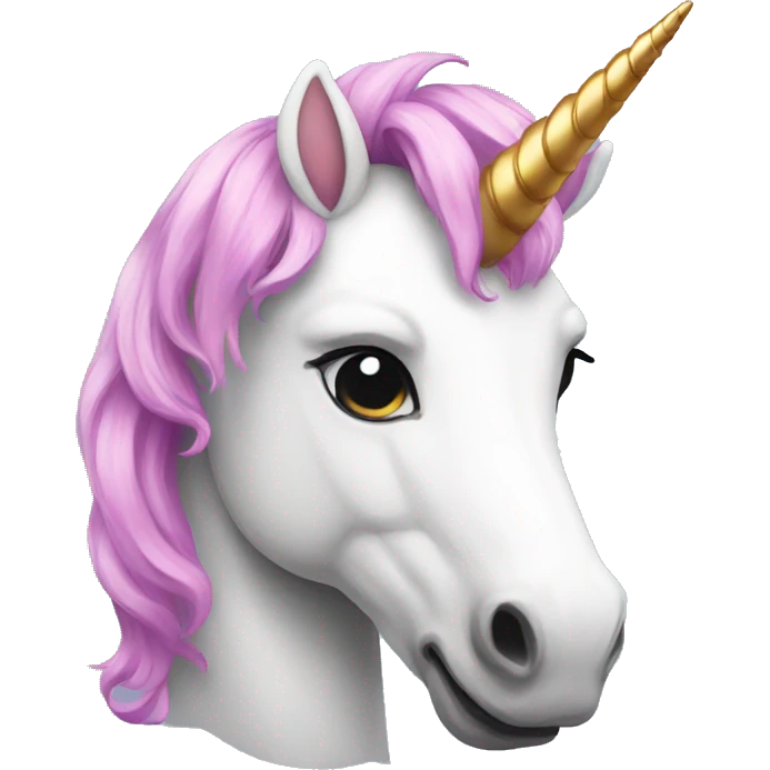 A unicorn emoji