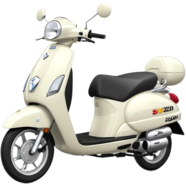  New Suzuki access 125 white emoji emoji