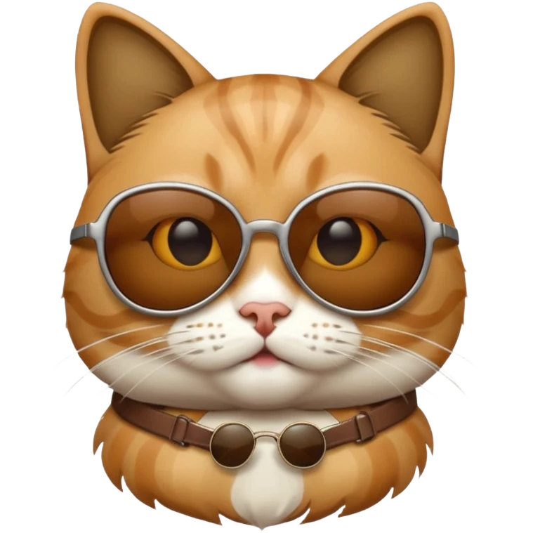 Cat with sunglasses  emoji