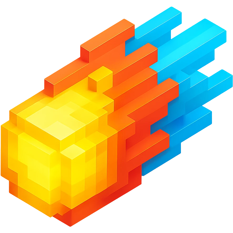 светящиеся комета, no background emoji