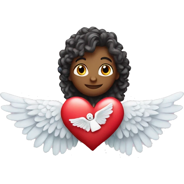 heart with angel wings emoji