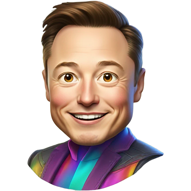 gay elon musk emoji