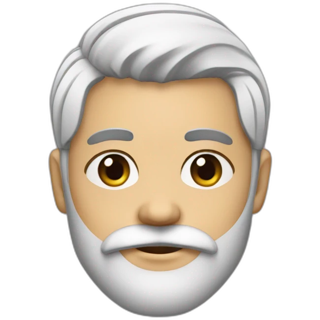 Japonês com barba emoji