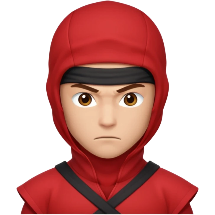 brown ninja red clothes emoji