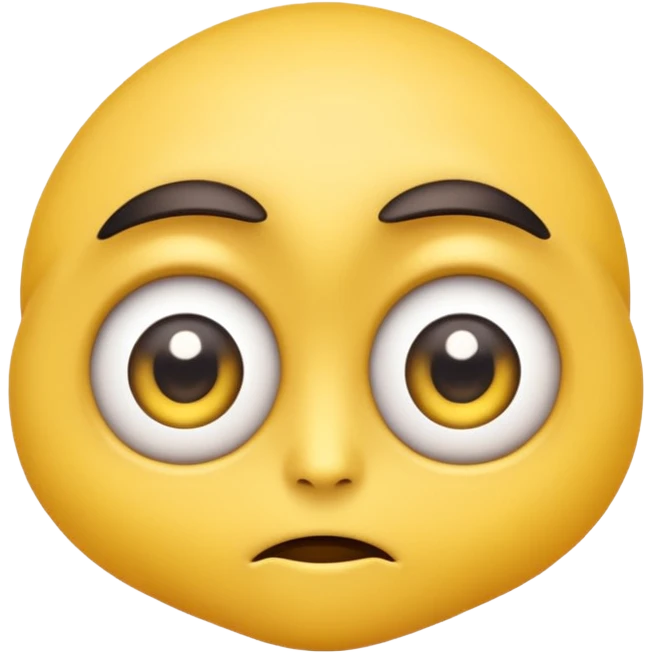 Make an awkward emoji thats looking away nervously emoji