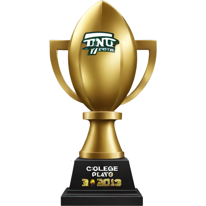 College football playoff trophy emoji