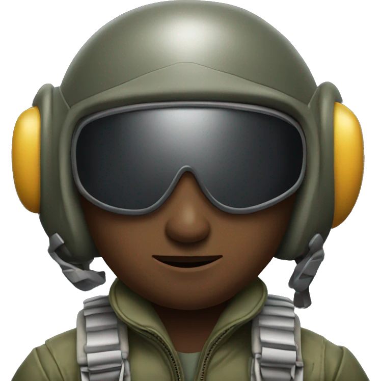Fighter pilot emoji