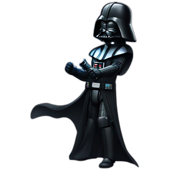 Darth Vader Swinging Light Saber emoji