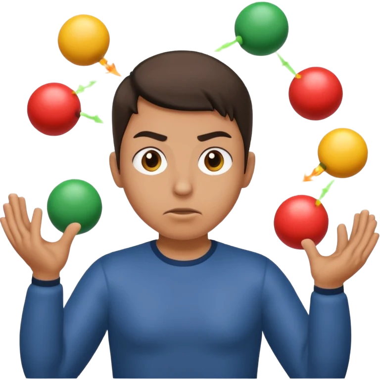 Juggling bombs emoji