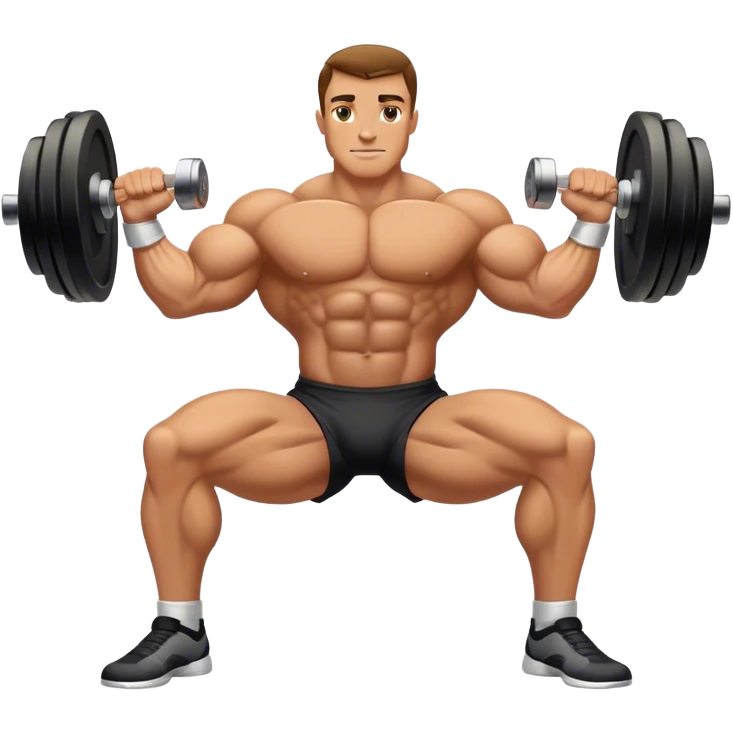 bodybuilder forearm on legs curl emoji