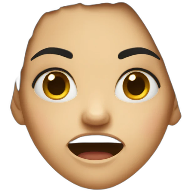 Angry girl emoji