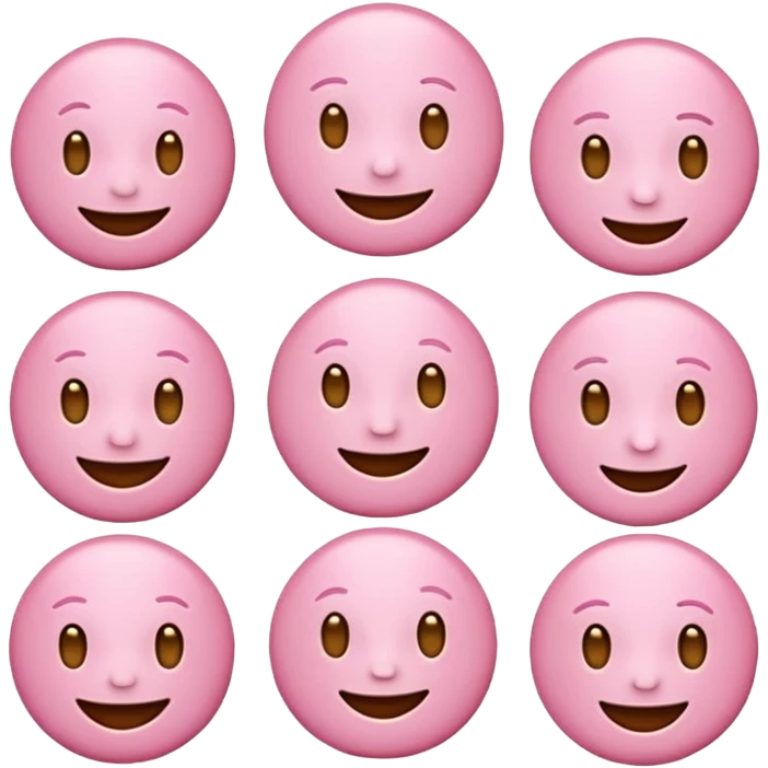 Pastel pink emojies emoji