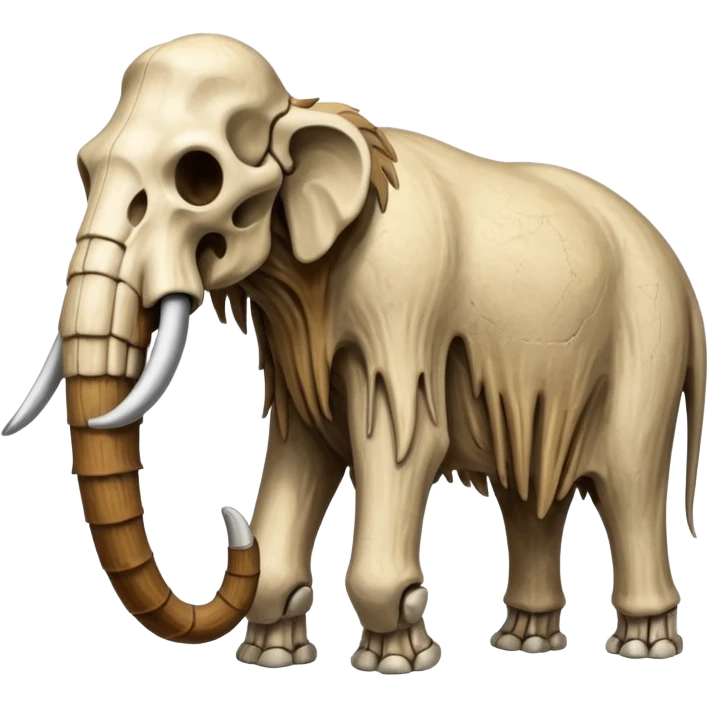 skeleton of a mammoth emoji