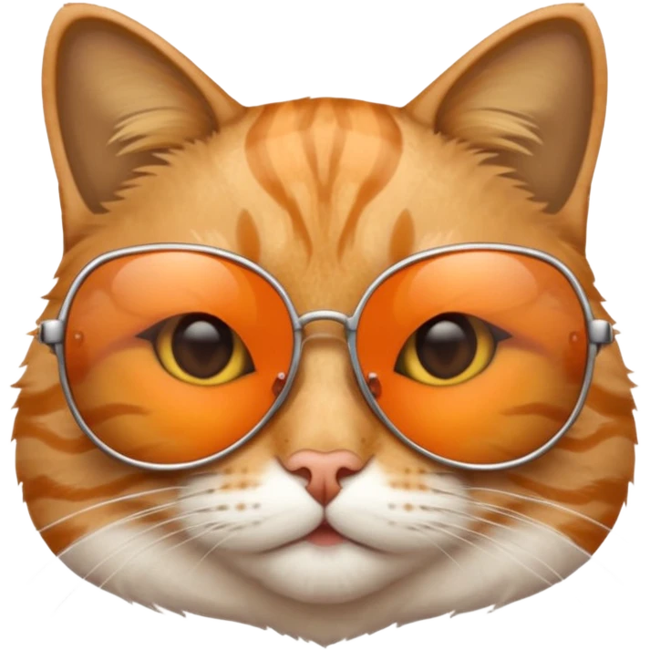 Cat wearing sunglasses emoji
