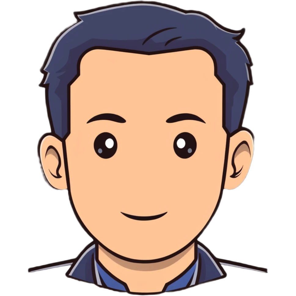 A successful-looking man named Alex Cansani with a professional appearance emoji