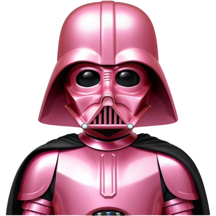dart vader in pink emoji