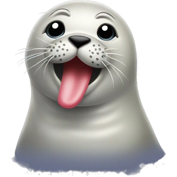 seal blowing a kiss emoji