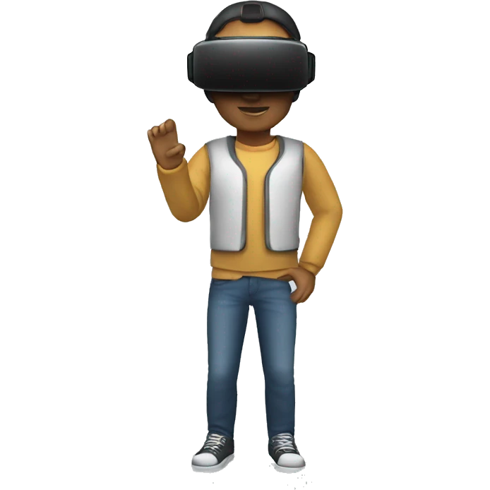 persona realidad virtual emoji